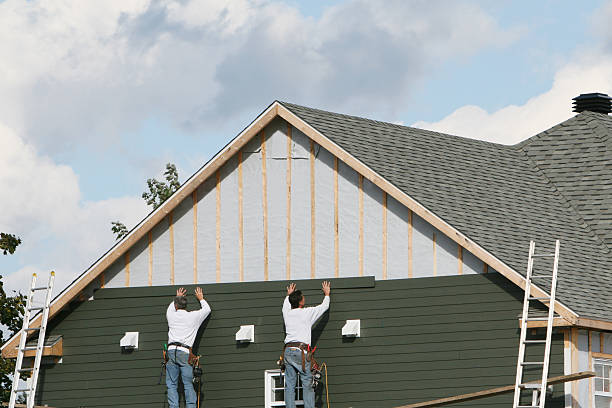 Professional Emergency Siding Repair technician working in King of Prussia, PA